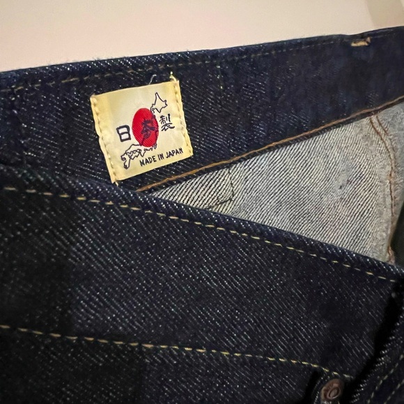 Big John 2 Way Stretch Skinny Selvedge Jeans - 34 / 33 - Japanese Denim - Mens - Picture 5 of 5